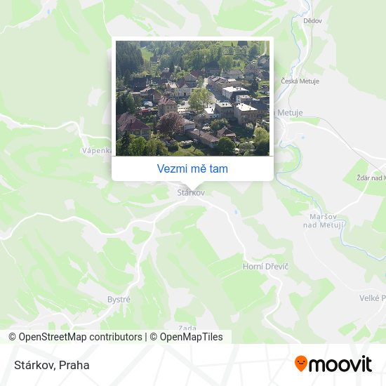 Stárkov mapa