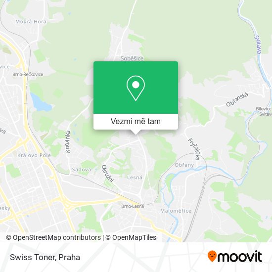 Swiss Toner mapa