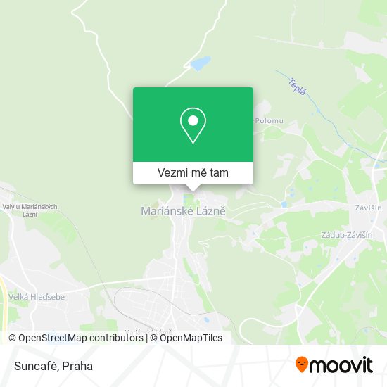 Suncafé mapa