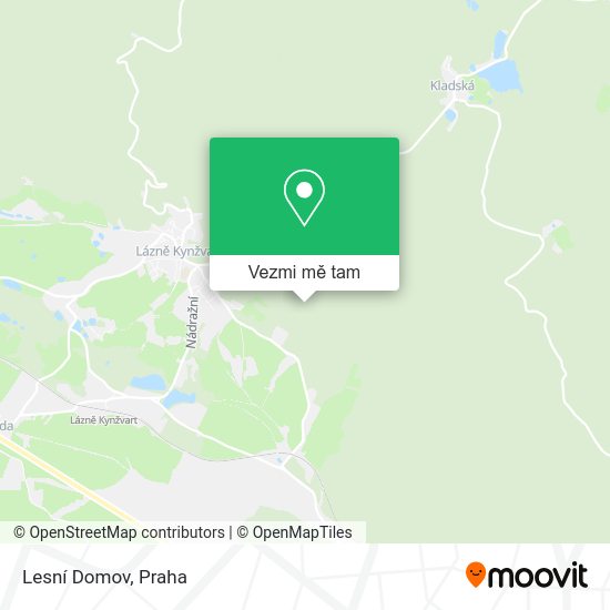 Lesní Domov mapa