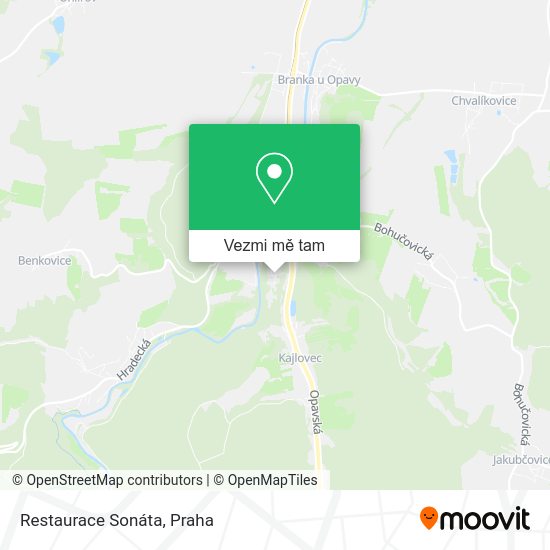 Restaurace Sonáta mapa