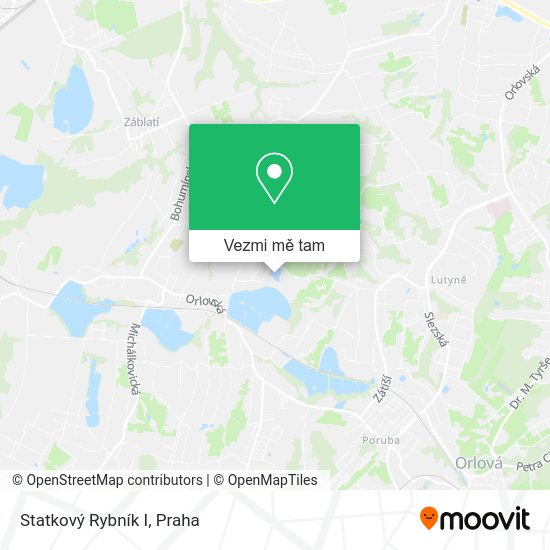 Statkový Rybník I mapa