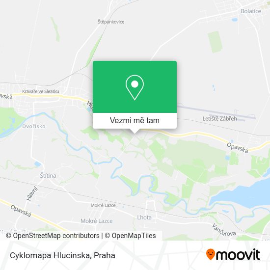 Cyklomapa Hlucinska mapa