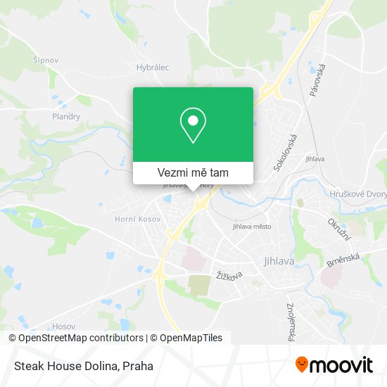 Steak House Dolina mapa
