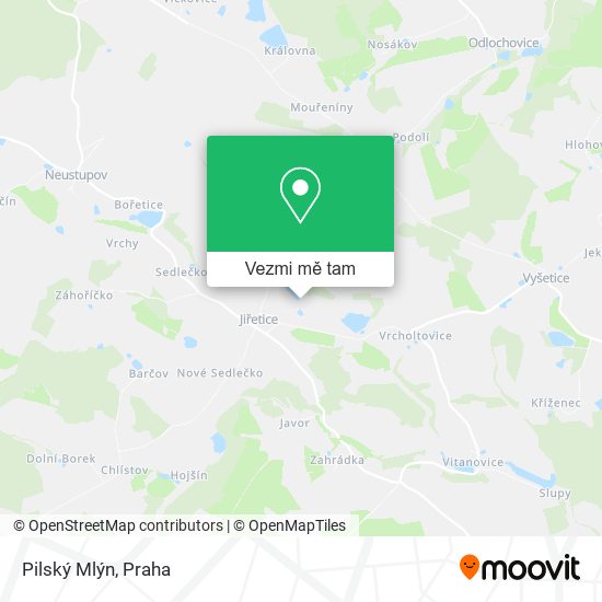 Pilský Mlýn mapa