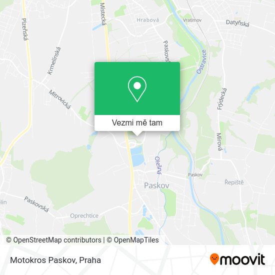 Motokros Paskov mapa