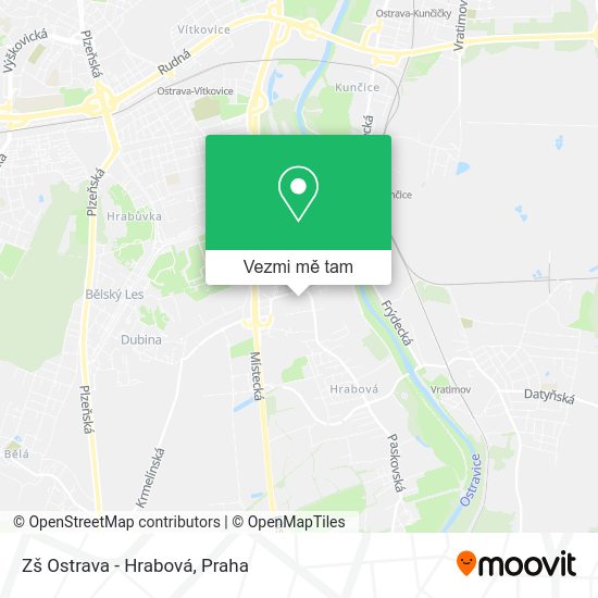Zš Ostrava - Hrabová mapa