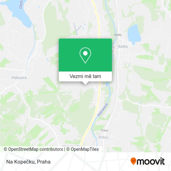 Na Kopečku mapa