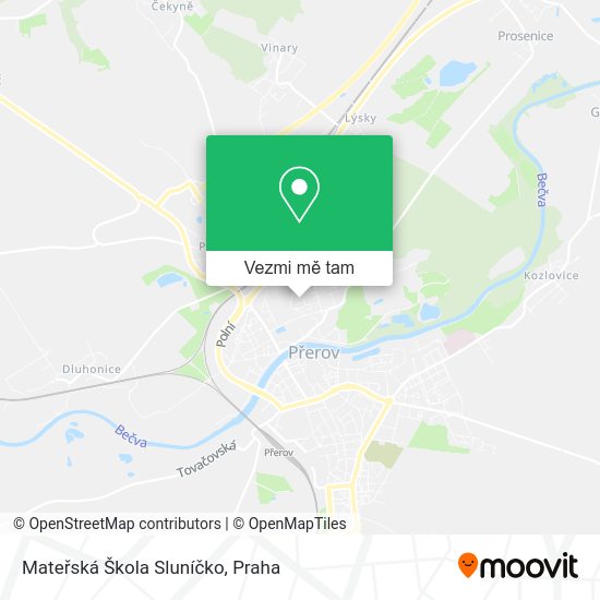 Mateřská Škola Sluníčko mapa