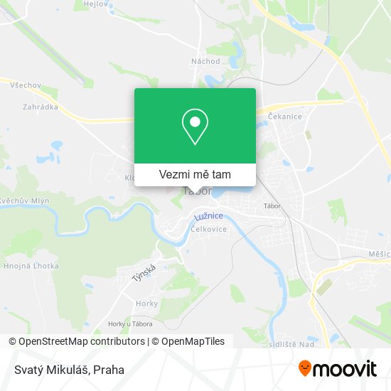 Svatý Mikuláš mapa