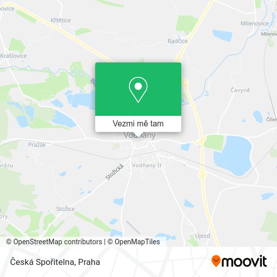 Česká Spořitelna mapa