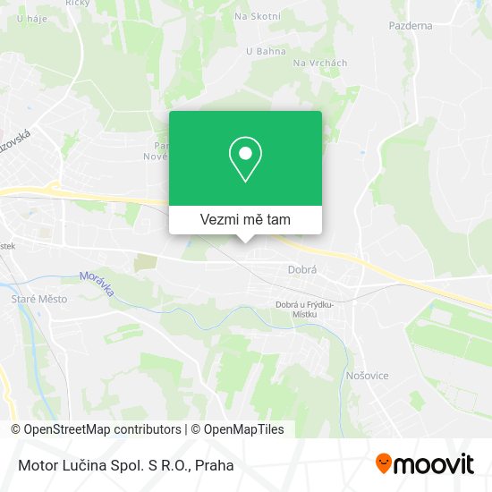 Motor Lučina Spol. S R.O. mapa