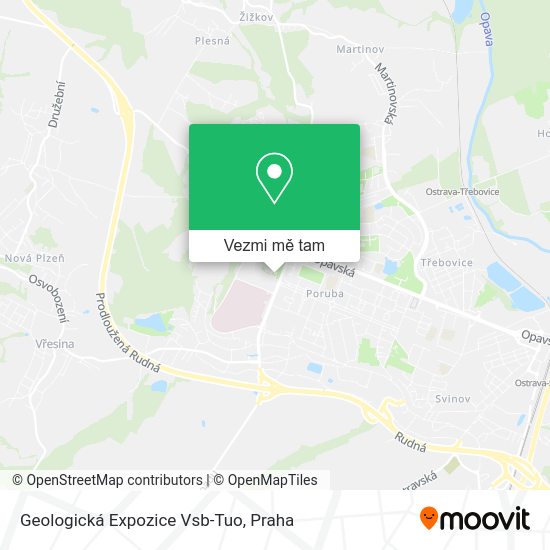 Geologická Expozice Vsb-Tuo mapa