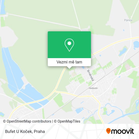 Bufet U Koček mapa
