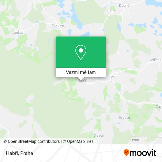 Habří mapa