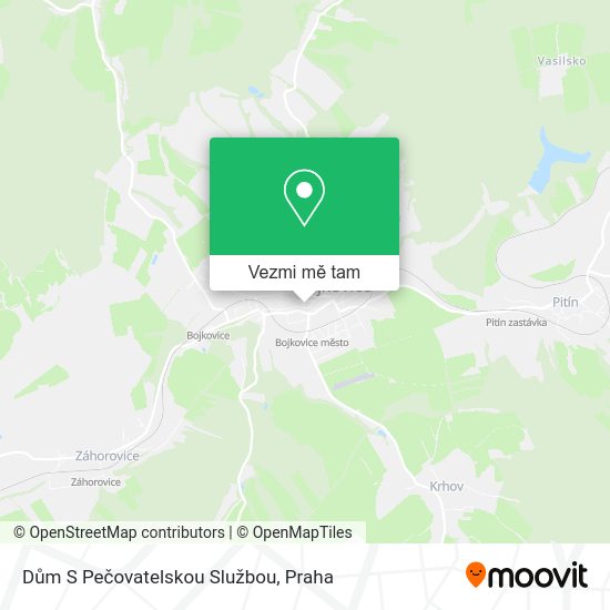 Dům S Pečovatelskou Službou mapa