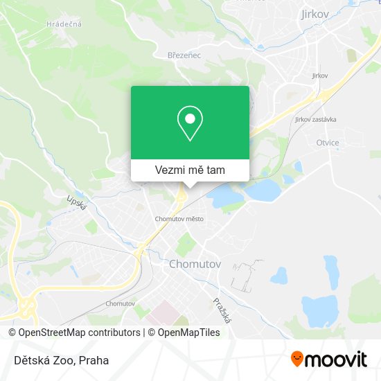 Dětská Zoo mapa