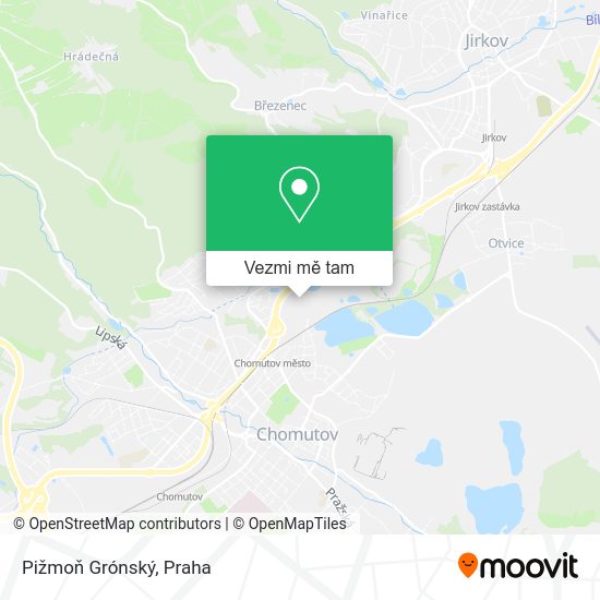 Pižmoň Grónský mapa