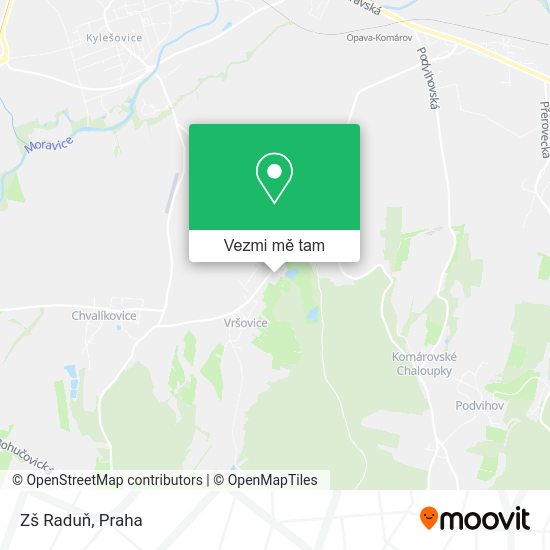 Zš Raduň mapa