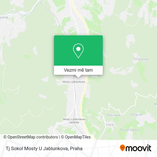 Tj Sokol Mosty U Jablunkova mapa
