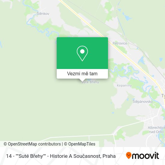 14 - ""Suté Břehy"" - Historie A Současnost mapa