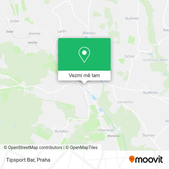 Tipsport Bar mapa