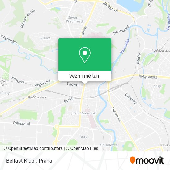 Belfast Klub° mapa