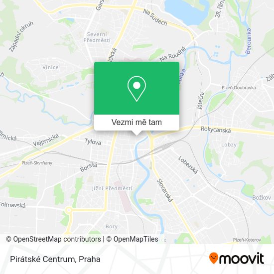 Pirátské Centrum mapa