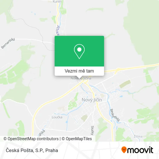 Česká Pošta, S.P. mapa