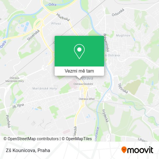 Zš Kounicova mapa