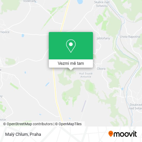 Malý Chlum mapa