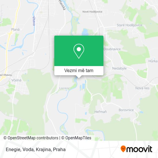Enegie, Voda, Krajina mapa