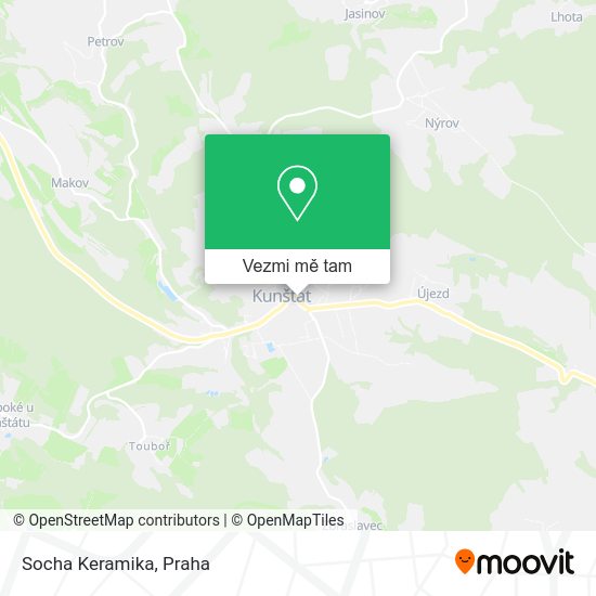 Socha Keramika mapa