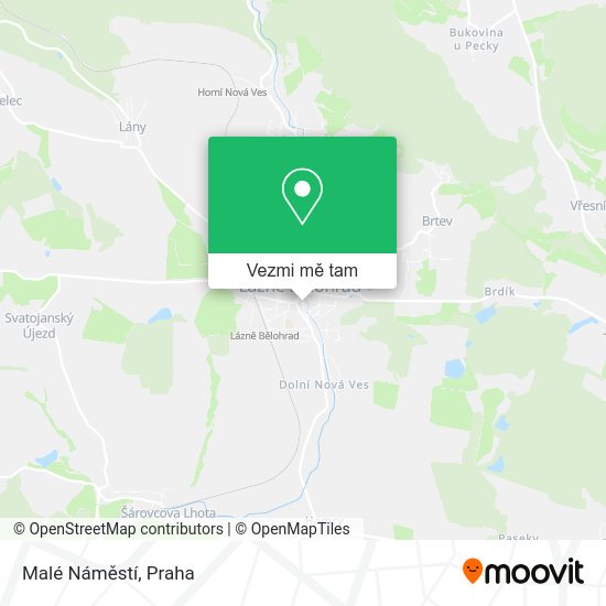 Malé Náměstí mapa