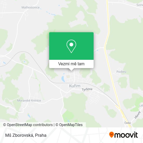 Mš Zborovská mapa