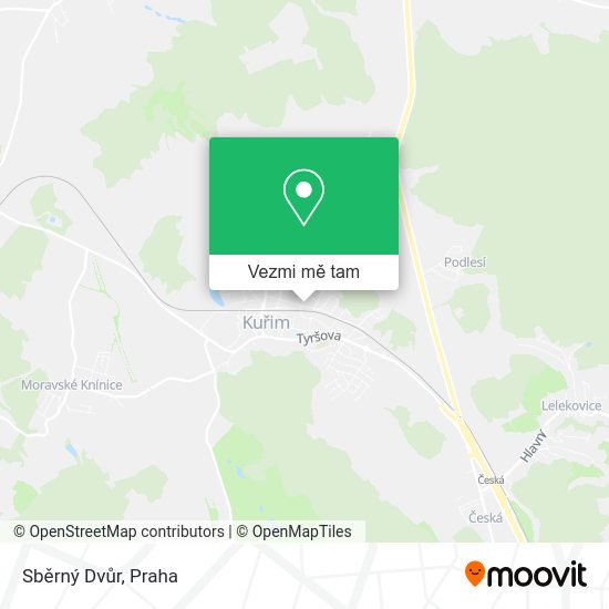 Sběrný Dvůr mapa