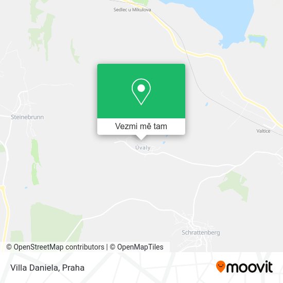 Villa Daniela mapa