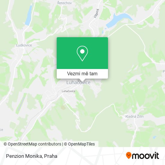 Penzion Monika mapa
