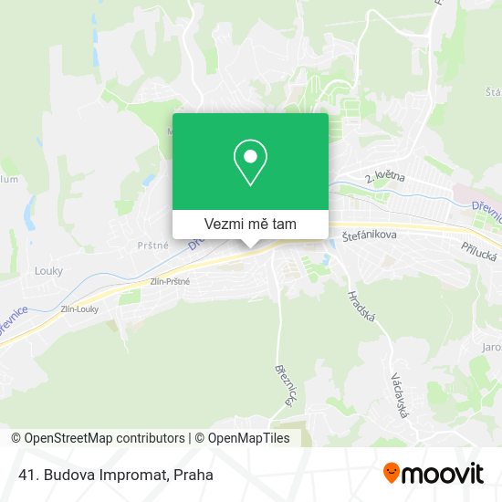 41. Budova Impromat mapa