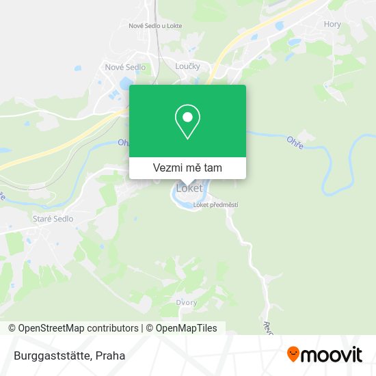 Burggaststätte mapa
