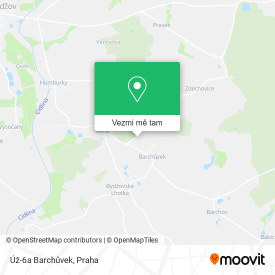 Úž-6a Barchůvek mapa