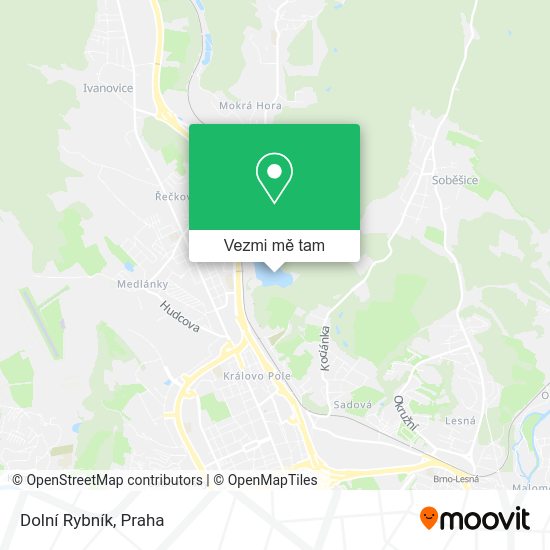 Dolní Rybník mapa