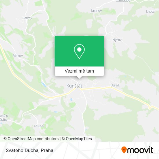 Svatého Ducha mapa