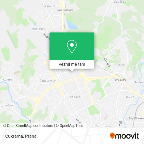 Cukrárna mapa