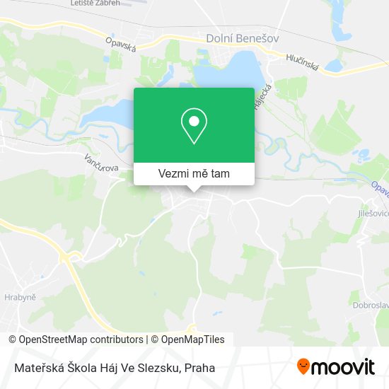 Mateřská Škola Háj Ve Slezsku mapa
