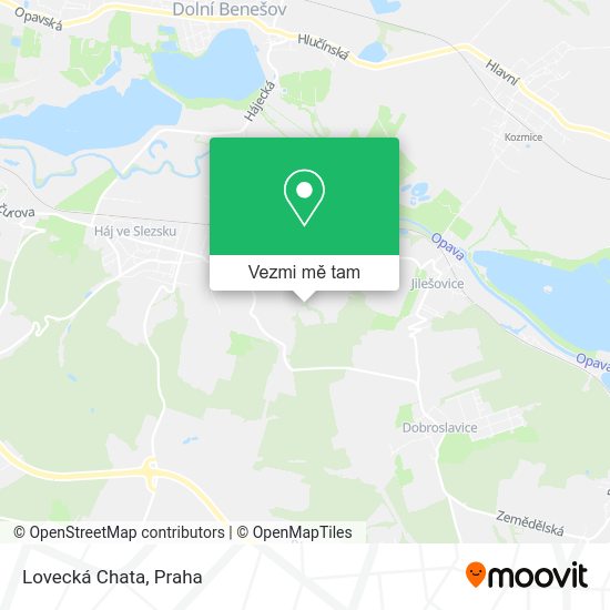 Lovecká Chata mapa