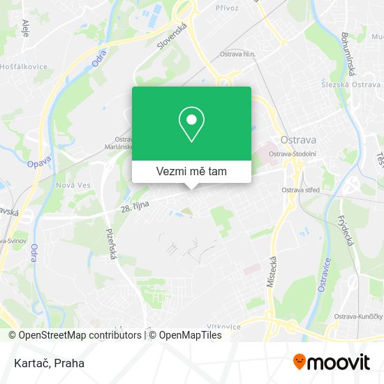 Kartač mapa