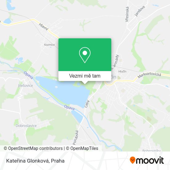 Kateřina Glonková mapa