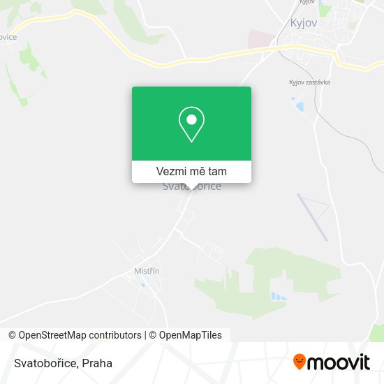 Svatobořice mapa