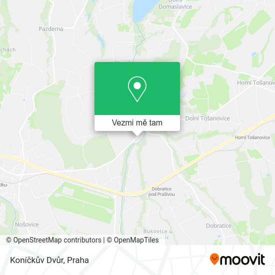 Koníčkův Dvůr mapa